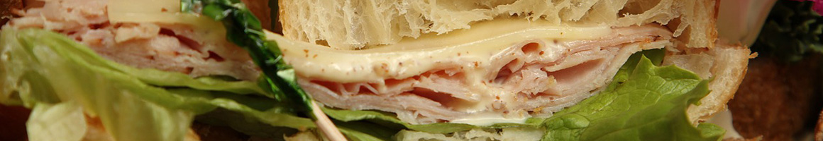 Eating Sandwich at DeFranko's Submarines restaurant in Van Nuys, CA.
